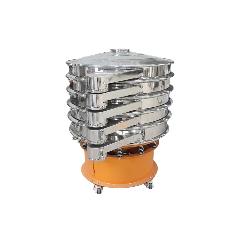 Rapid screening sieve Coating industrial processing Dry powder mortar vibration screener ceramic putty powder vibrating screen