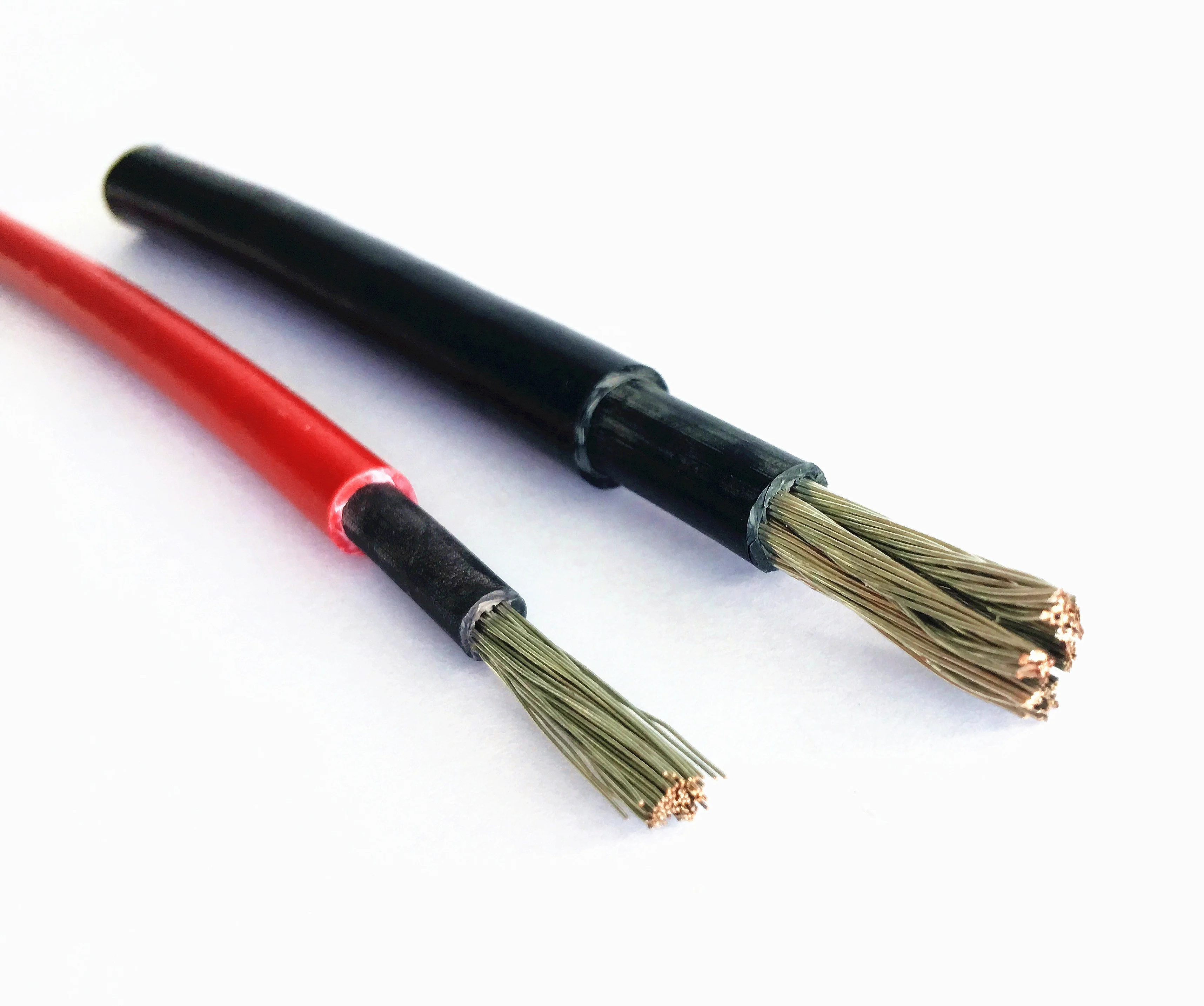 single core double core solar energy products cable 4mm 6mm tinned copper tuv certification solar pv cable