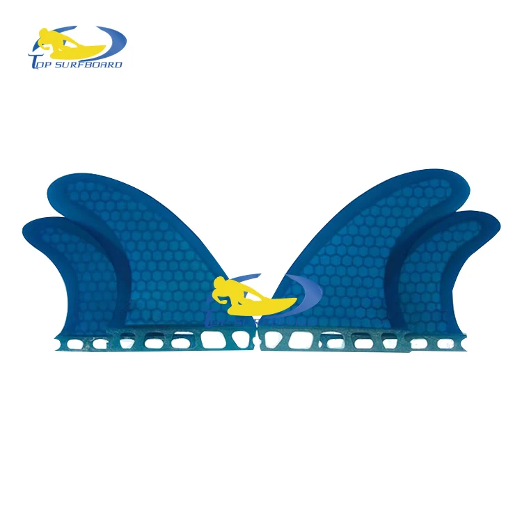 
Good quality colorful fiberglass surfboard fin with honey comb 