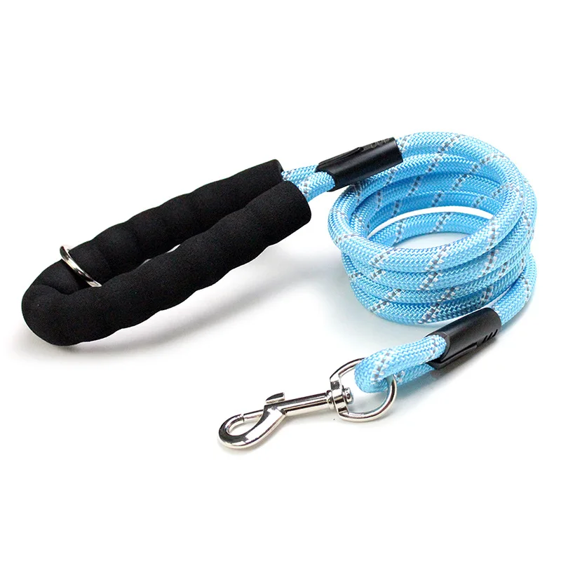 Dog Leash Reflective Round Leash Comfortable Handle Dog Leash Small And Medium-Sized