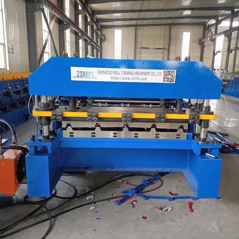 COBERTURAS TR5 MAQUINA PARA FABRICAR CALAMINAS PERU MERCADO автоматический CON PLC