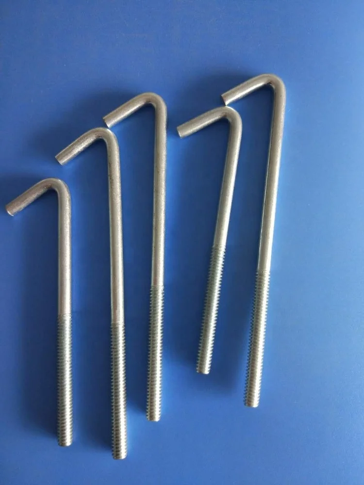 Carbon steel stainless steel hook bolts hot- dip galvanised