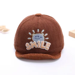Baby autumn and winter cute fashionable sun-proof warm curling fashion peaked cap hat