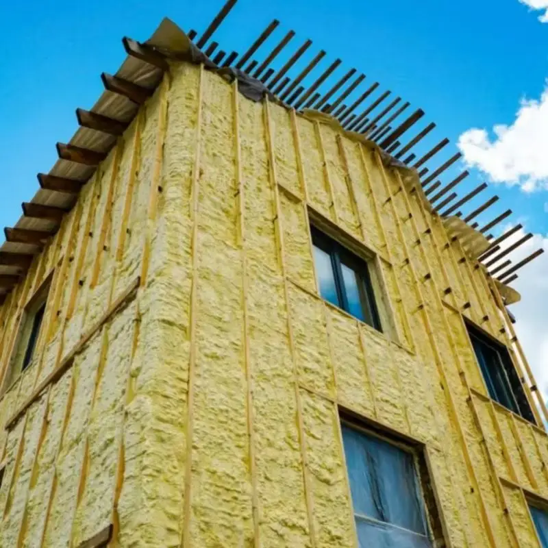 Rock wool manufacturer Rock mineral wool sound insulation room basalt fiber rock wool building insulation board