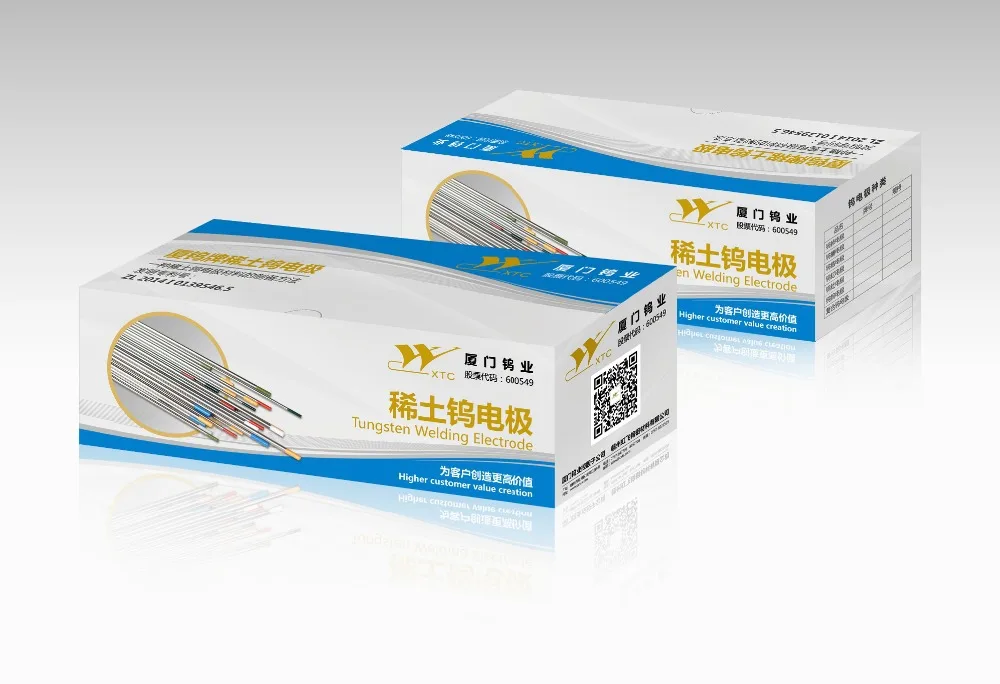 
WT-20 2%Thoriated Tig Red tungsten electrode for 3.2*175 