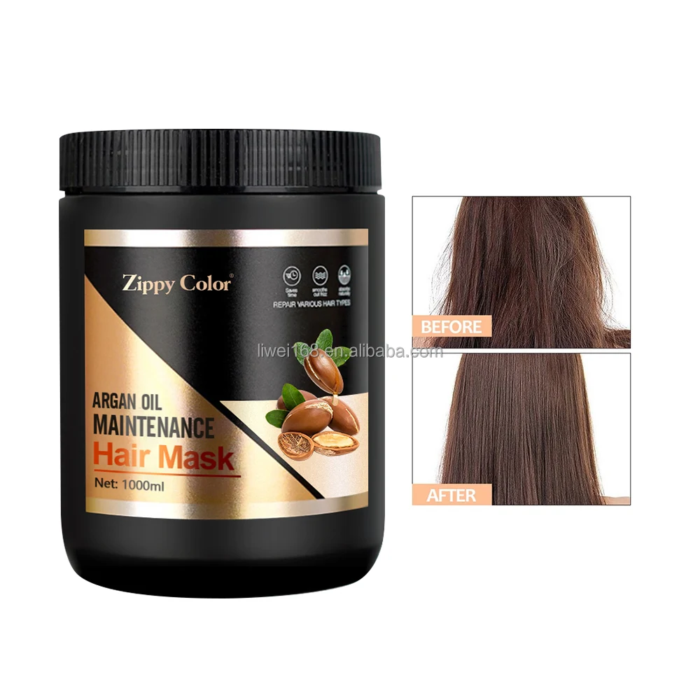 Professional Series Organic Herbal Argan Oil Hair Mask Treatments Cream Type Wholesale Guangzhou Keratin Hair Mask Treatment
