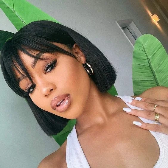 
 Оптовая продажа, прямой парик Боб, бразильские волосы Remy, парики из человеческих волос для женщин, полноцветный парик с эффектом омбре, машинная работа  