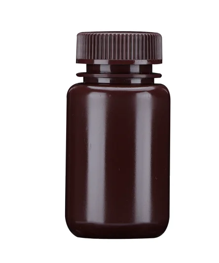 250ml customizable laboratory Sterile chemical white brown narrow mouth reagent bottle