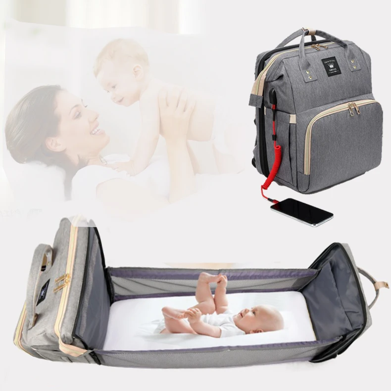 2021 Factory Designed Mother Baby Diaper Bag Backpack Pregnant Woman Mother Bag Waterproof Travel Diaper Bag With Changing Table