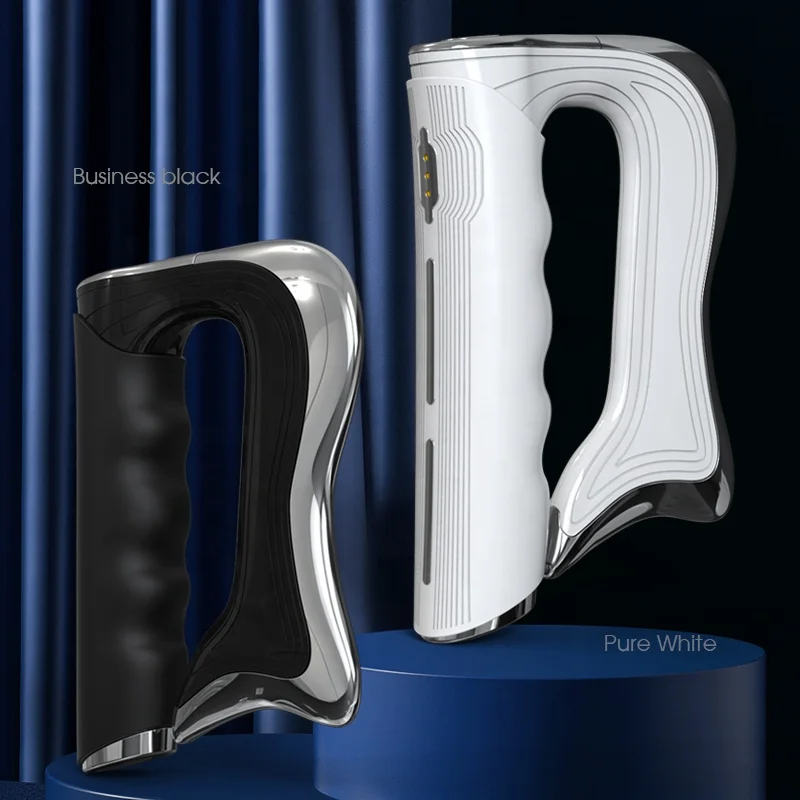 Back massager gun handheld percussion rf ems ultrasonic vibration massage blade with logo body mini massage gun
