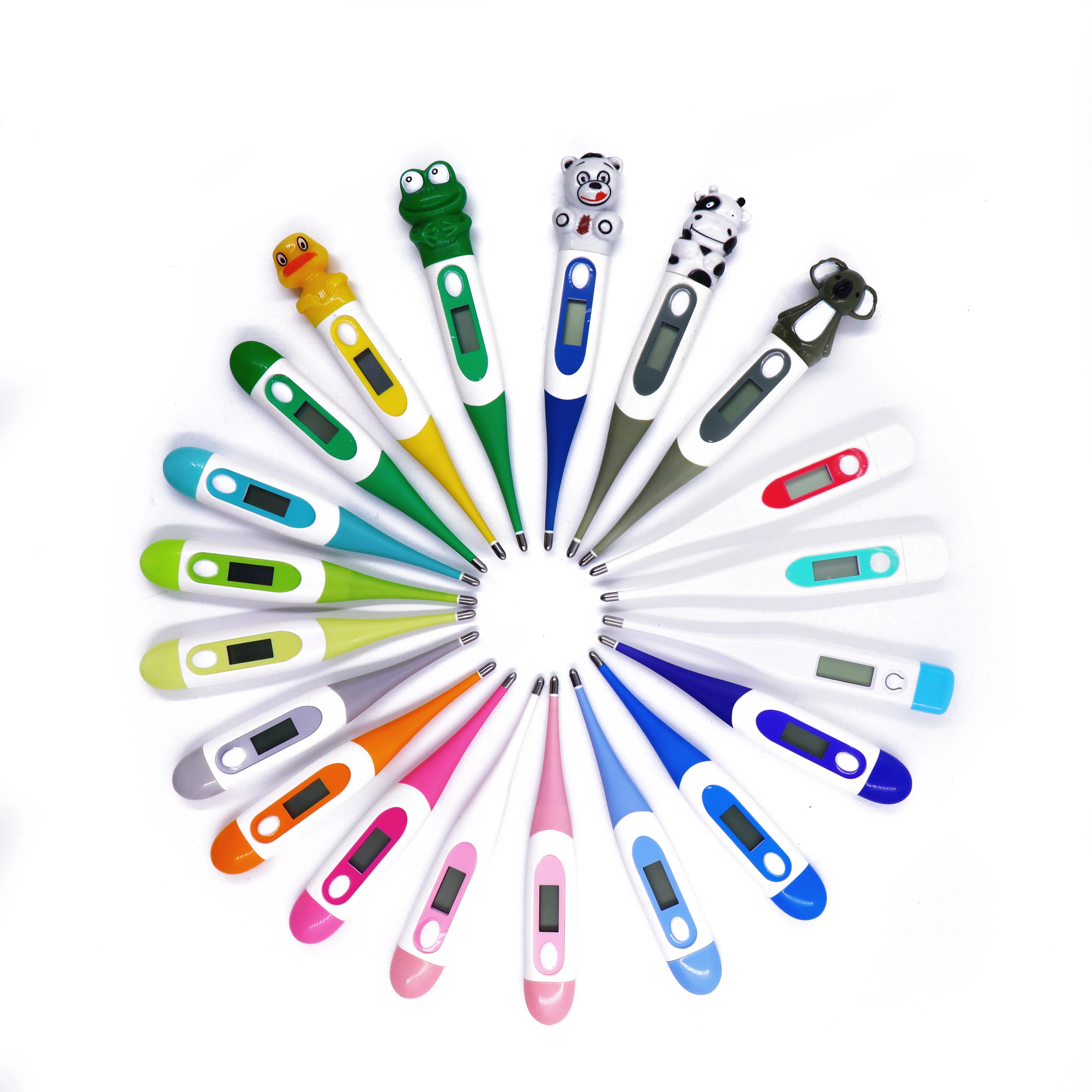 Digital Rectal Flexible Thermometer Waterproof Thermometer with High Accuracy Oral Rectal Armpit