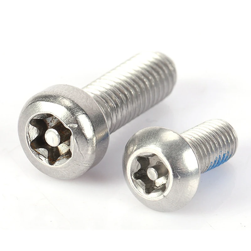 Stainless steel 304 316 iso7380 anti theft pin hex socket screw