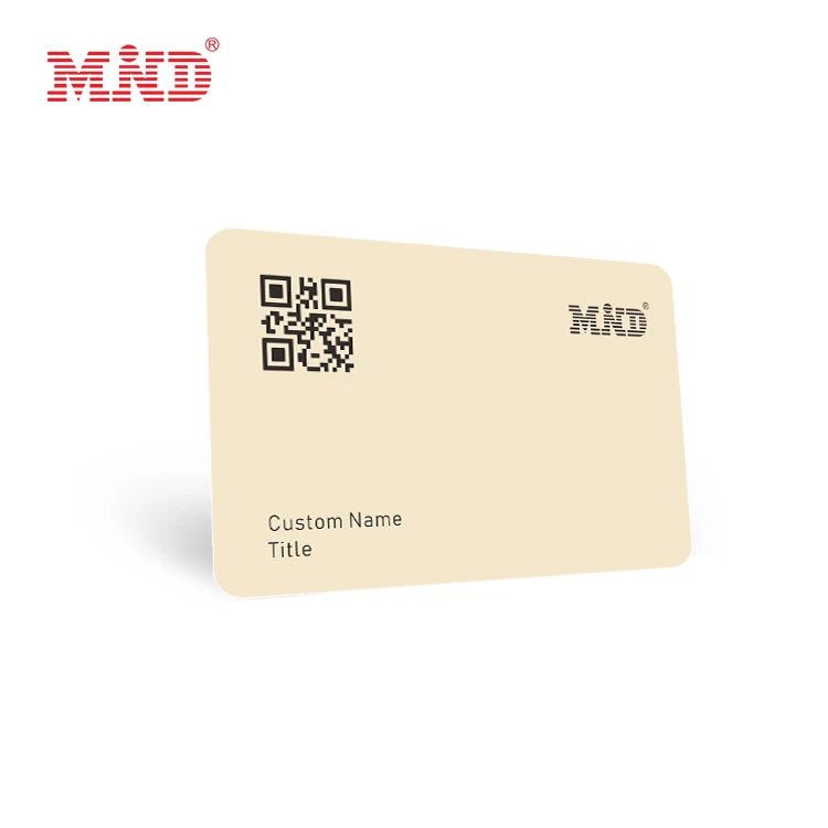 Custom Plastic RFID Business Card Memory Smart Digital Pvc Nfc Business Card With Logo