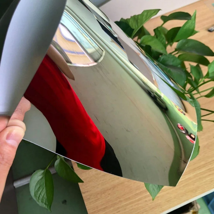 Best Price 4x8 Flexible Sliver Mirror Acrylic Sheet 1mm with Self Adhesive