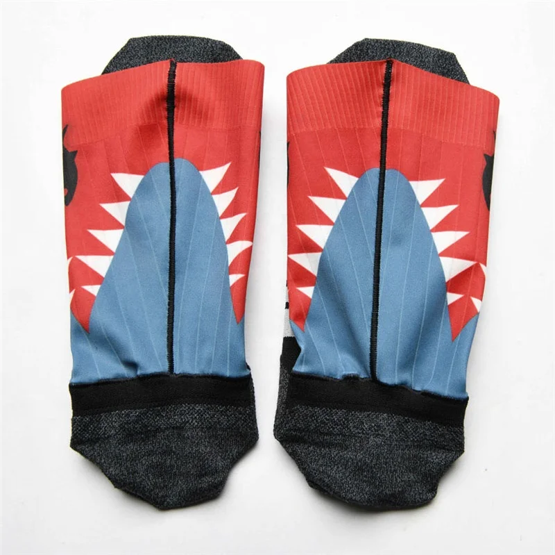 Pro Sport Team Road Bike Bicycle Sublimated Custom Printed Logo Aero Cycling Riding Socks