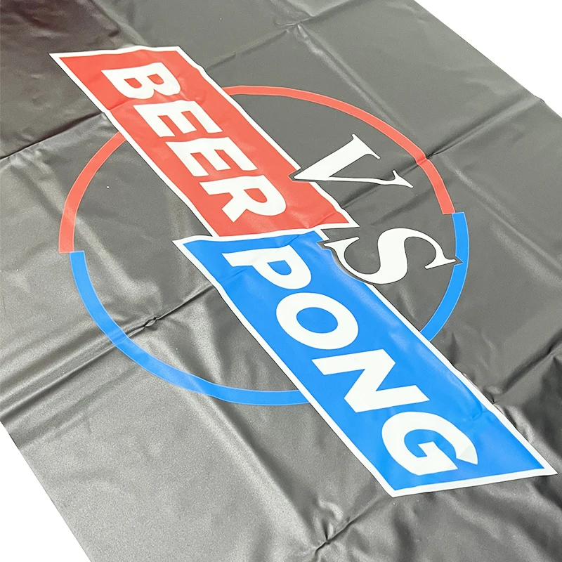 Beer Pong Set Beer Pong Table Mat Drinking Games Outdoor Portable Tailgating Drunk Games for Adults Party