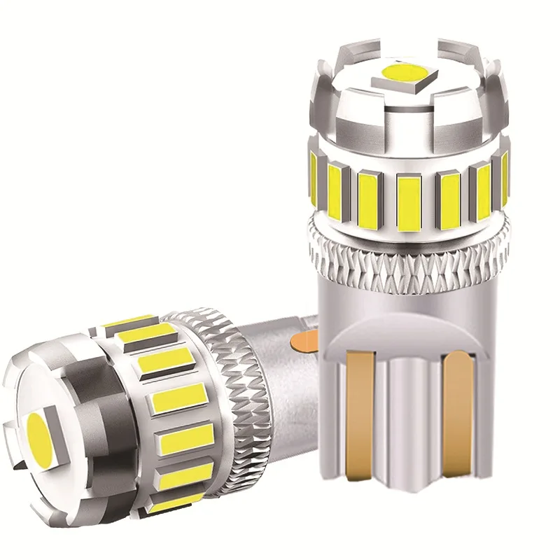Светодиодные лампы W5W T10 светодиодные Canbus 4014 3020 SMD для автомобильной парковки подсветка внутренней карты Купольные огни 12 В белая автомобильная лампа 6500 К