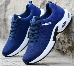 Wholesale New Fashion Blue Casual Sneakers Running Sport Shoes for Men