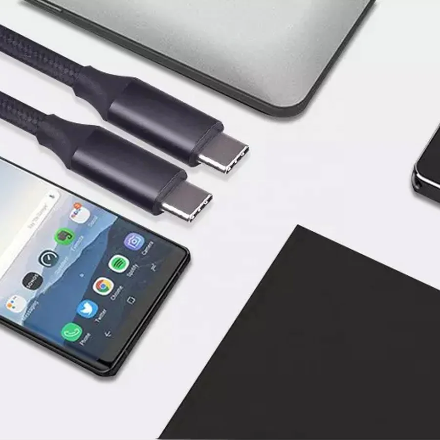 High Quality USB3.1 Type-C USB-C 10G bps 100W Cable USB 3.1 Type C Cable