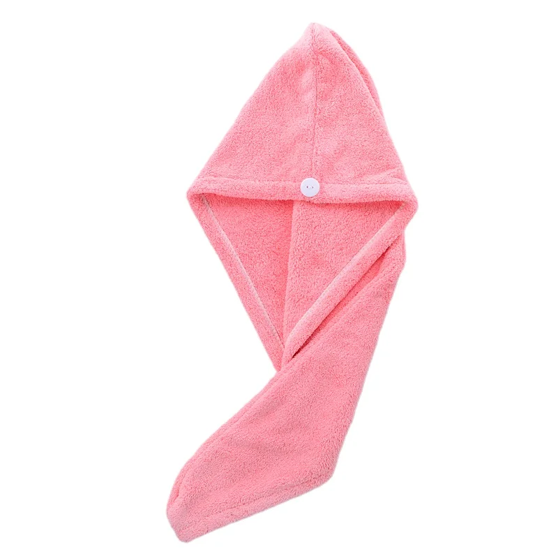 Twist Dry Shower Microfiber Hair Wrap Towel Drying Bath Spa Head Cap Hat Women