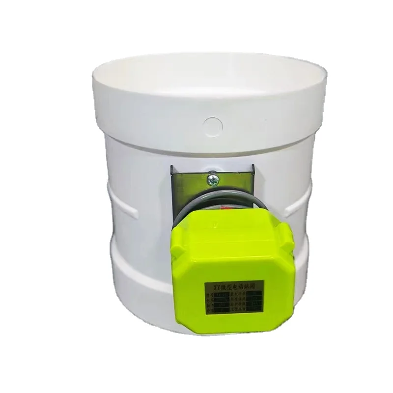HVAC ventilation round duct ABS motor damper electric spring return damper