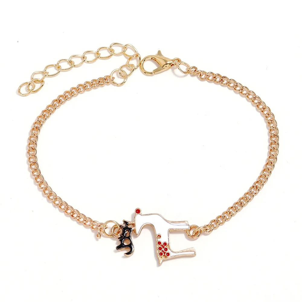 
Christmas Gift Deer Caladium Fashion 14K Gold Filled Plated Alloy Necklace Earring Ring Jewelry Set 