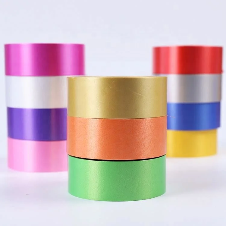 
2.8CM*50M Color Curling Plastic Gift Ribbon for the Wedding Decoration 