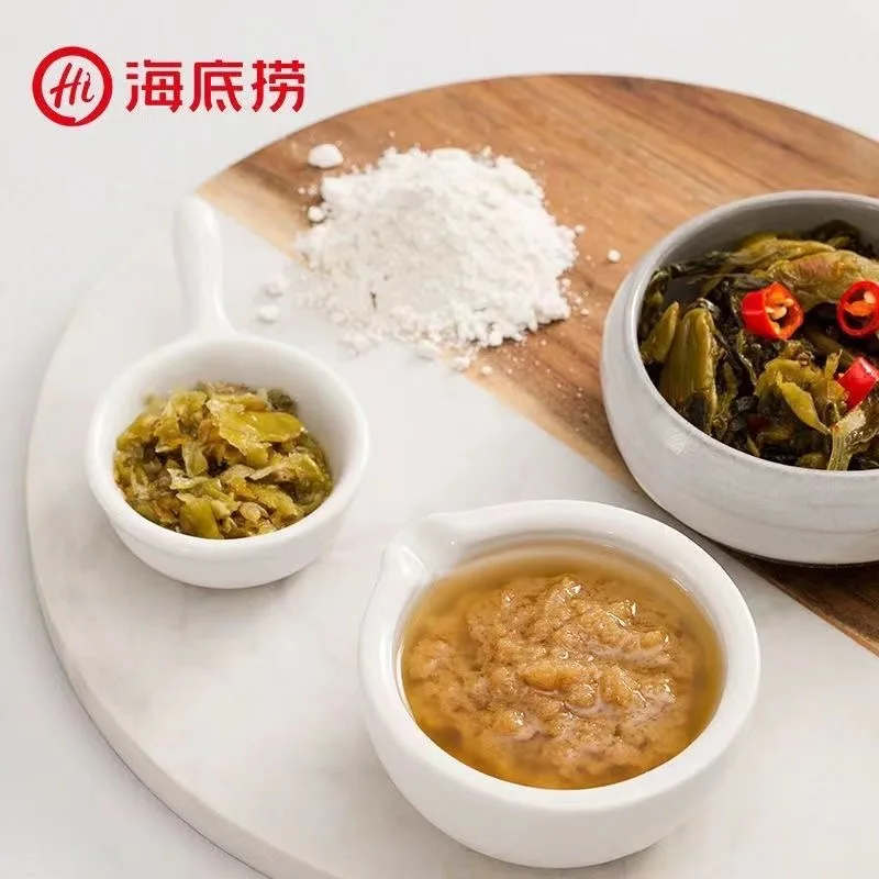 Wholesale Haidilao soup seasonings 360g Chinese food Hot selling Sauerkraut fish soup seasoning