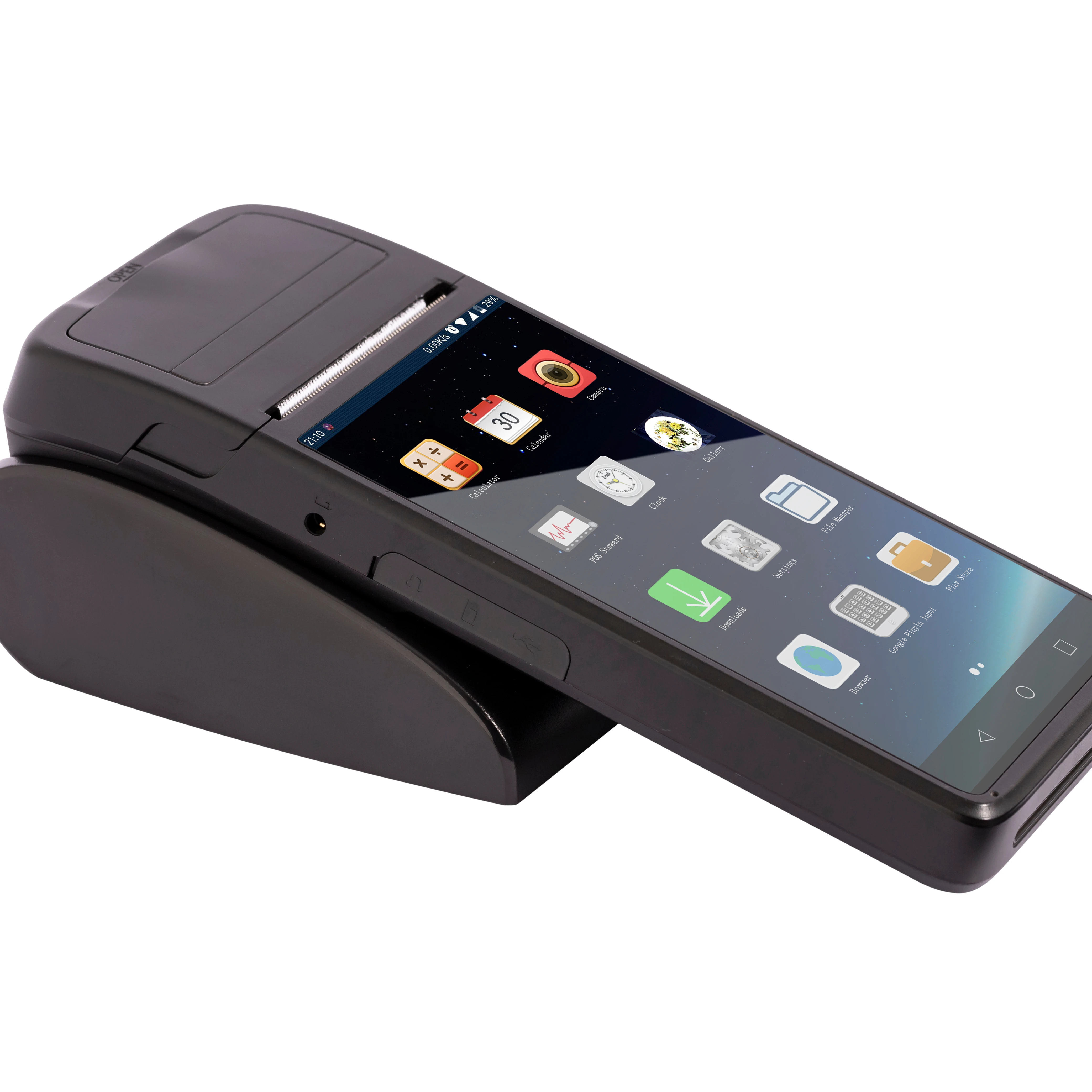 5 дюймов все в одном мобильный портативный мини-терминал android pos с принтером