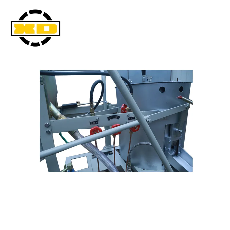 
High Quality /XIANDAI/ Brand Highway Curve Hand Push Hot Melt Road Marking Machine 