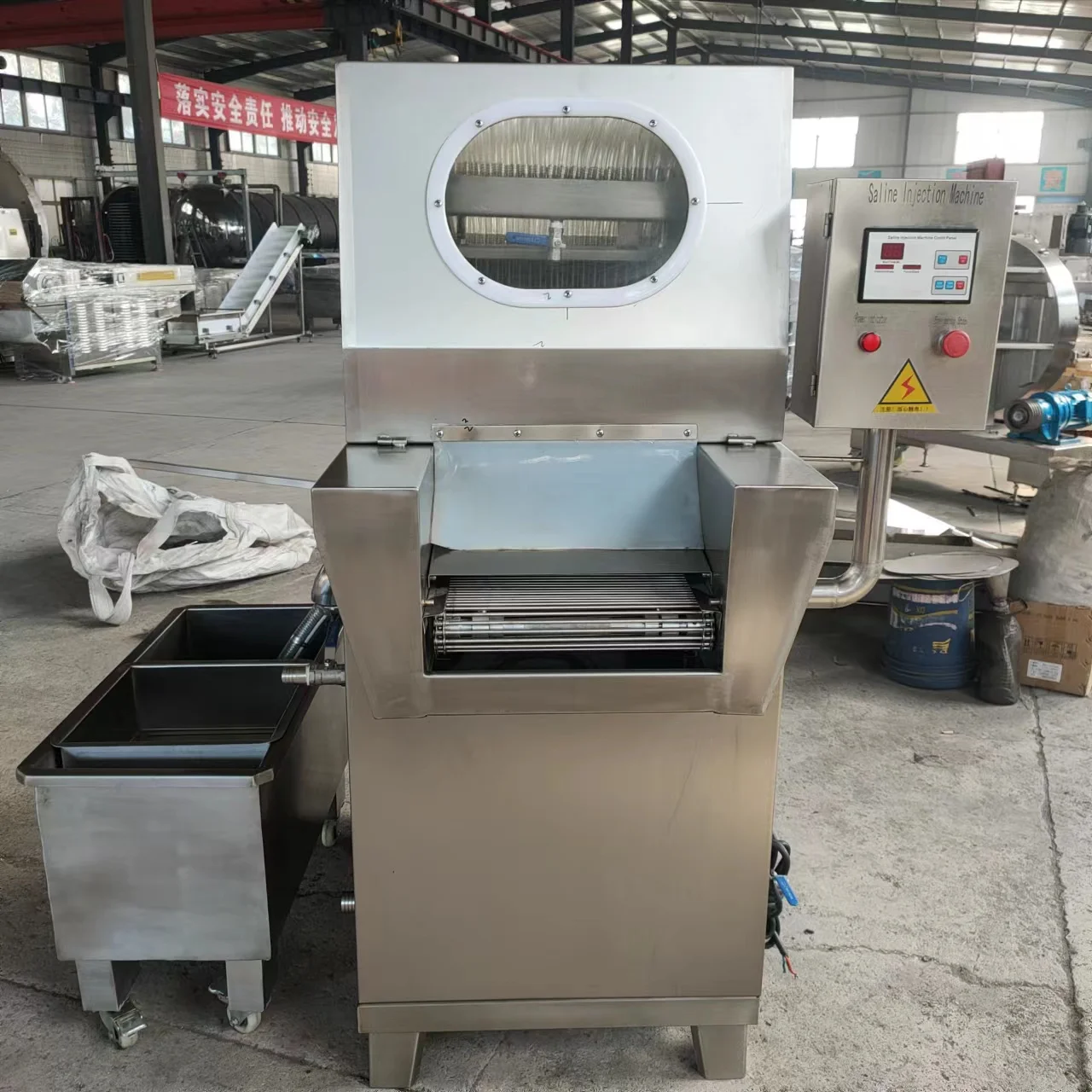 High Quality Poultry Chicken Pork Meat Salt Water Saline Brine Injector for Beef Jerky production line