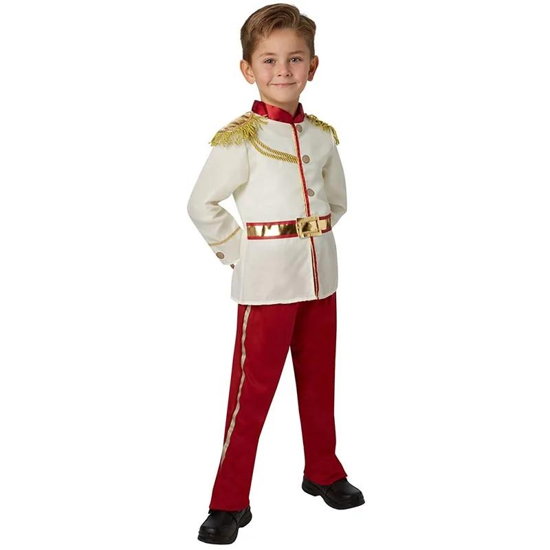 Children Fairy Tale Handsome Charming Prince Charming Dress Up Boy Halloween Stage Performance Costume