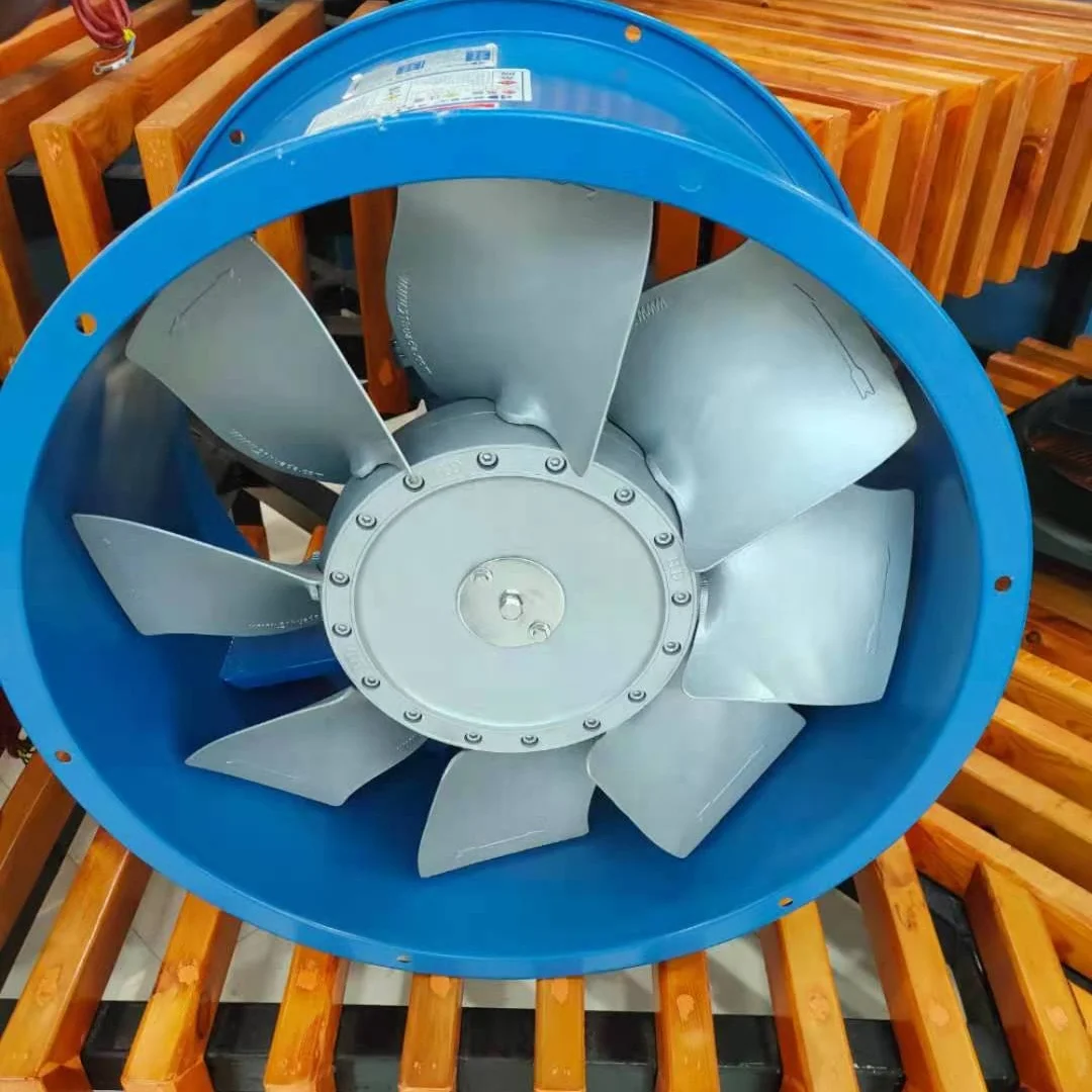 High temperature aluminum blades axial ventilation fan