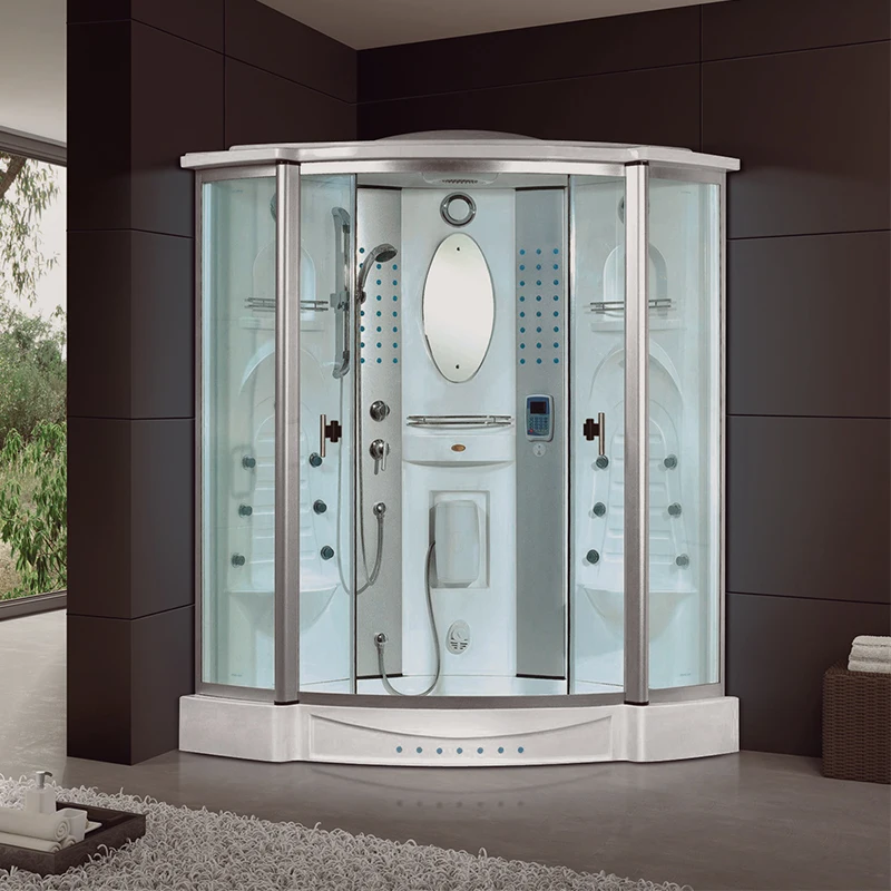 2021 High Quality All-in-one Home Steam Sauna Shower Room Steam Bath with Frame Computerize Steam Shower Room