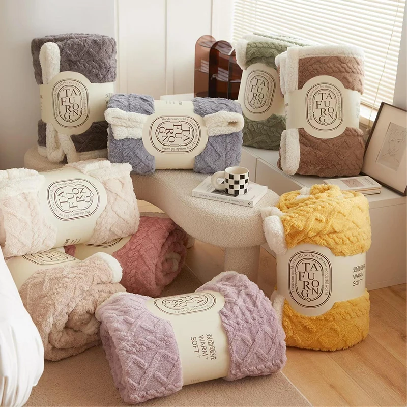Factory Price Warmer Blanket Custom Printed Throw Fleece R Travel Nap Knee Air Flannel Blankets for Winter