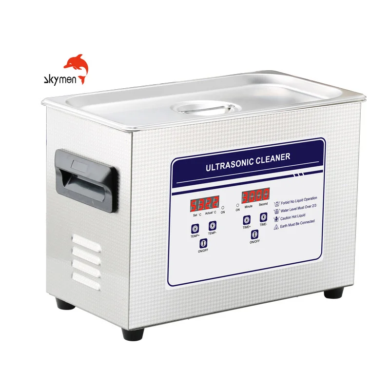 Skymen 4.5L SUS304 ультразвуковой очиститель ванны из нержавеющей стали для лабораторного оборудования, ультразвуковая машина