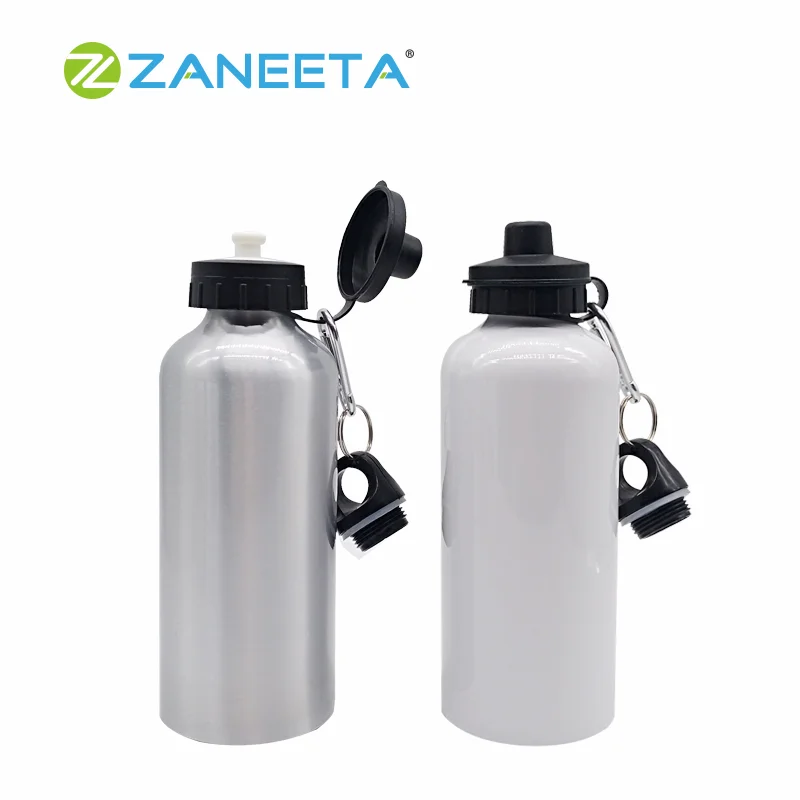 Fashion Sublimation Sports Bottle White Sublimation Blank Aluminum Sport Water Bottle