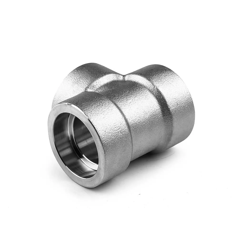 High Pressure Stainless Steel 304/316 Socket Weld Tee Pipe Fitting Three Way Weld Fittings Reducer