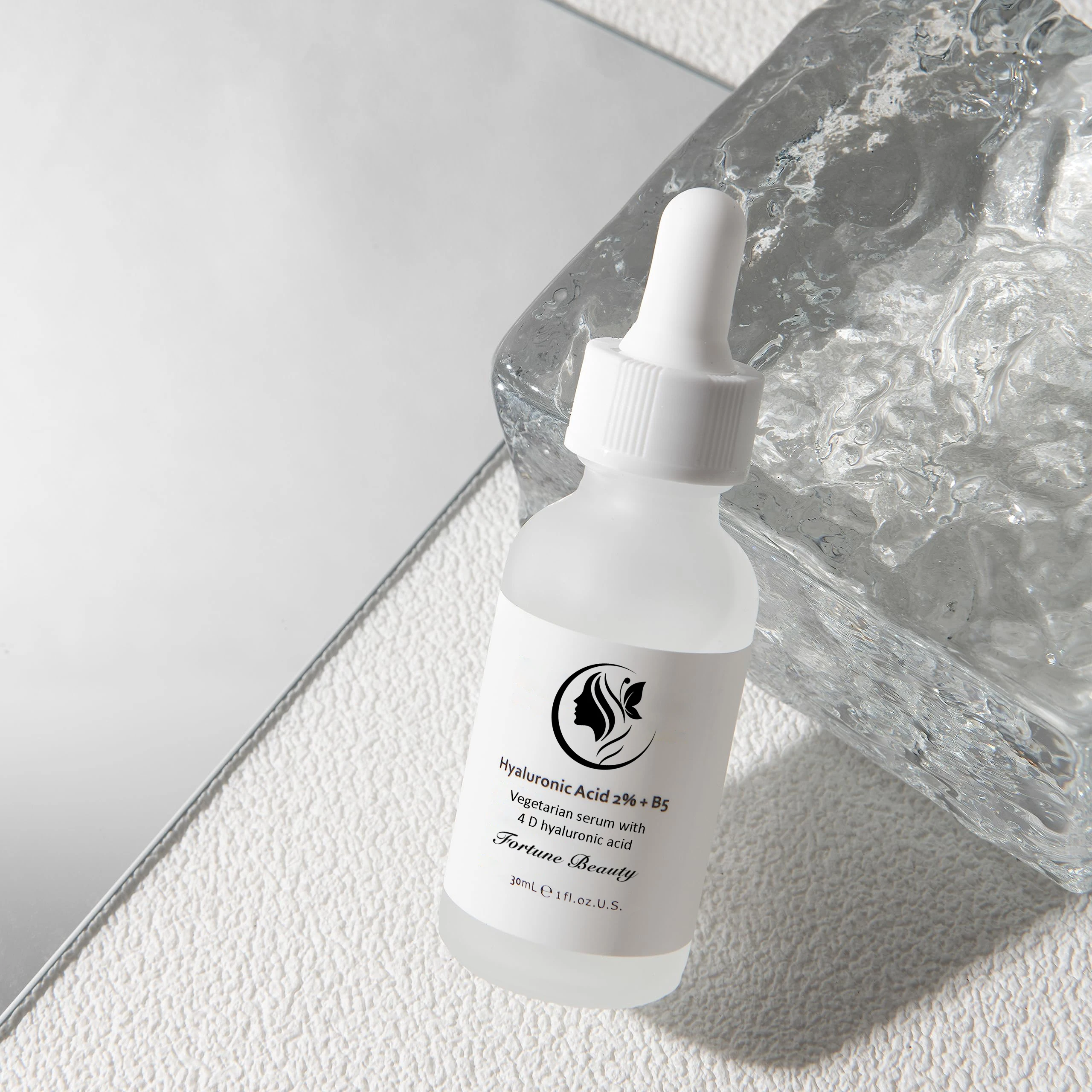 OEM Moisturizing Nourishing 4D Hyaluronic Acid Ultra-Hydrating skincare product Vitamin B5 Organic Facial Serum