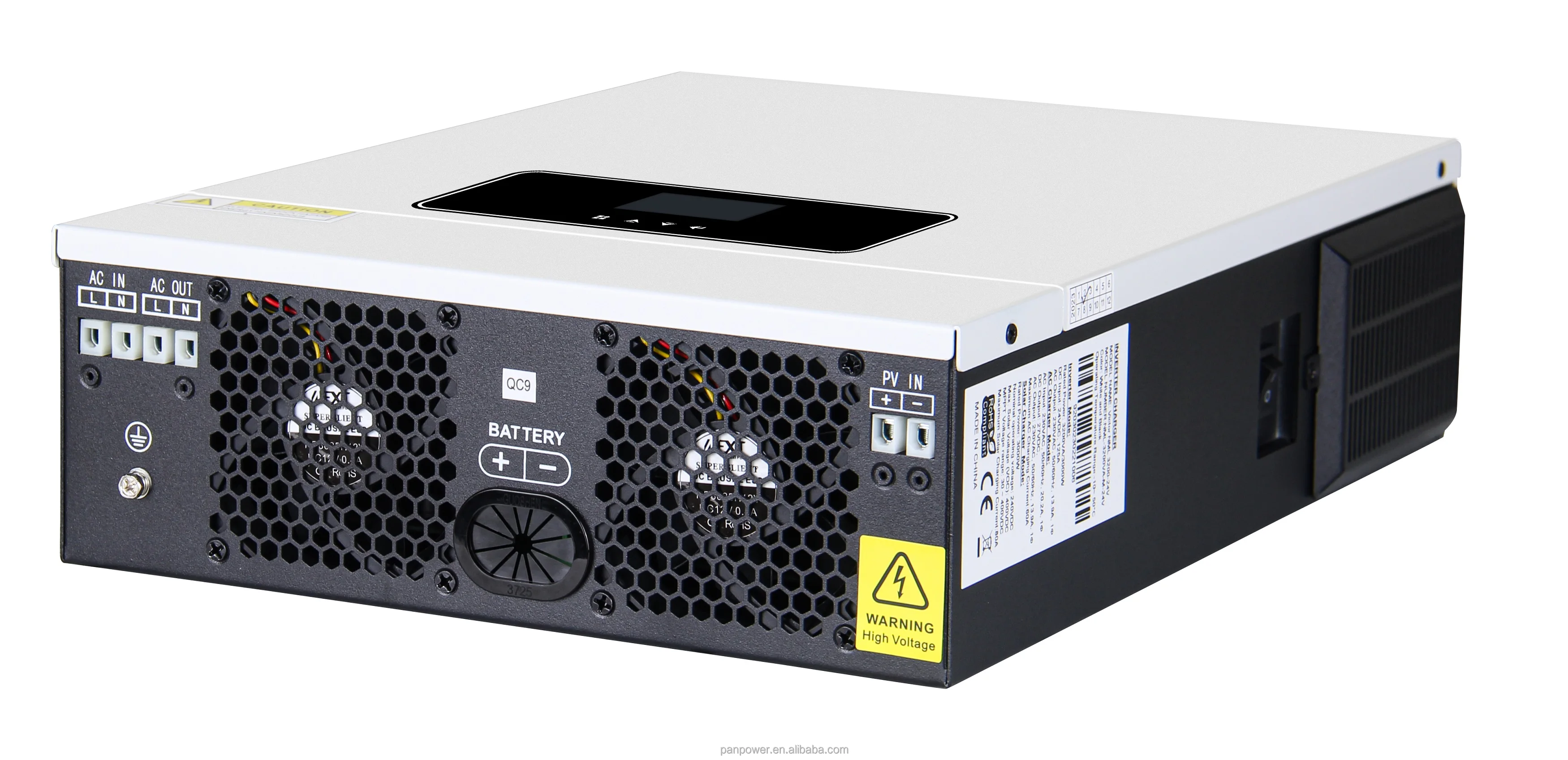 Off Grid Hybrid System 2KVA 3.2KVA High Frequency 1600W 3000W Solar 12V/24V 1.6KW 3KW Inverter