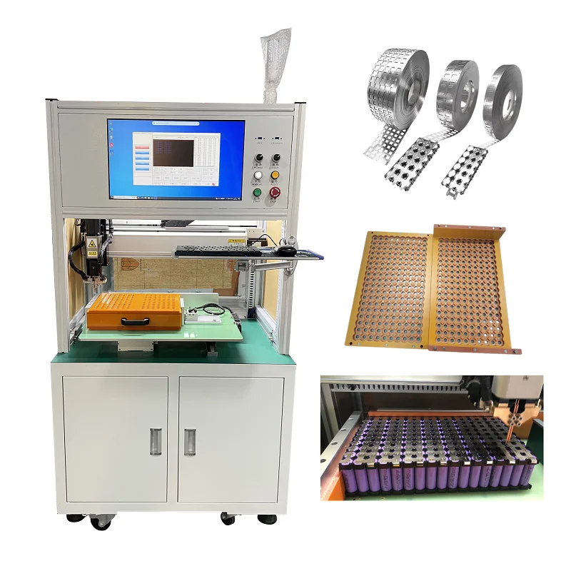 8000A DC Automatic Single Sides PC Spot Welder 18650 Battery Spot Welding Machine for Cylindrical Cell Assembly