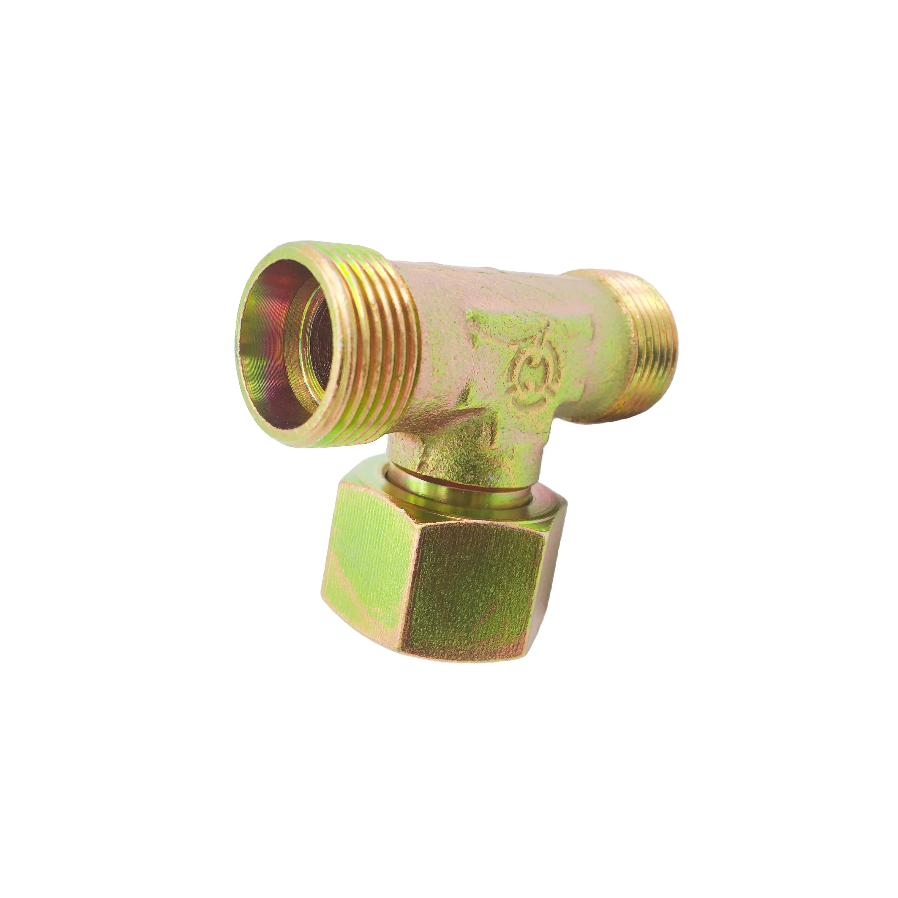 Factory price reducing Brass stainless steel tee connector pipe fitting weld tee