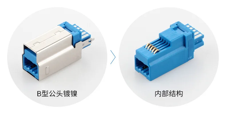  Удлинительный кабель BM для принтера USB 3 0/USB 0/B 90