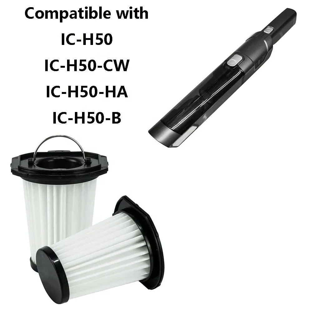 IC-H50-B Filter IC-H50 HEPA Filter IC-H50-HA Handy Cleaner IC-H50-CW IRIS OHYAMA Vacuum Cleaner Compatible Parts
