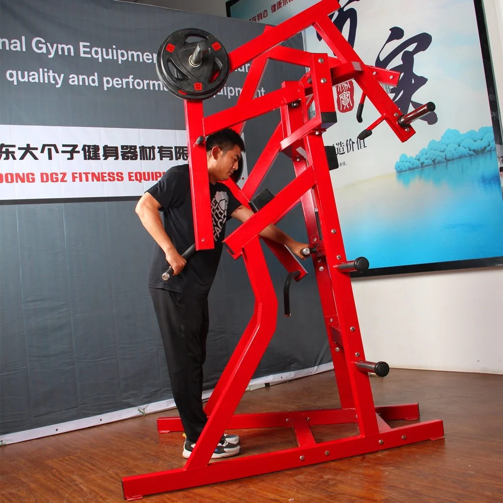 2022 Best Commercial DGZ FITNESS Plate Load Combo Decline Chest Press Low Row All In One Machine Fitness Equipment