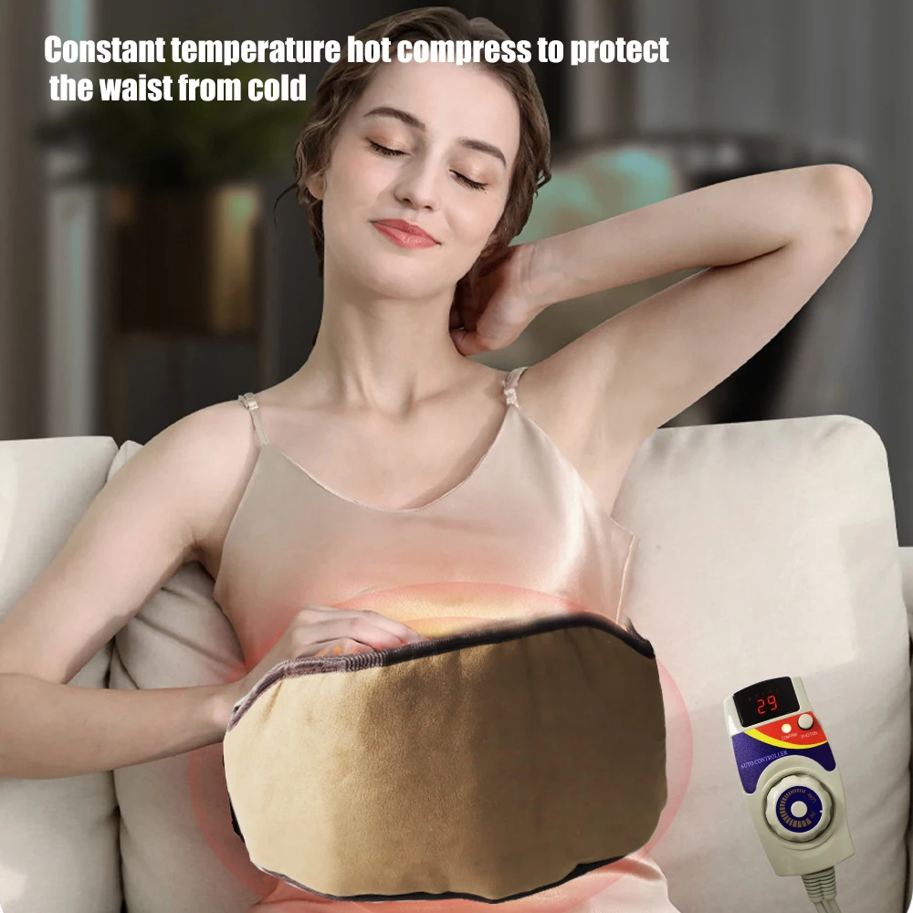 Crystal Thermal Gemstones Stone Belt With Heating Therapy Jade Heated Back Waist For Relieving Waist And Abdominal