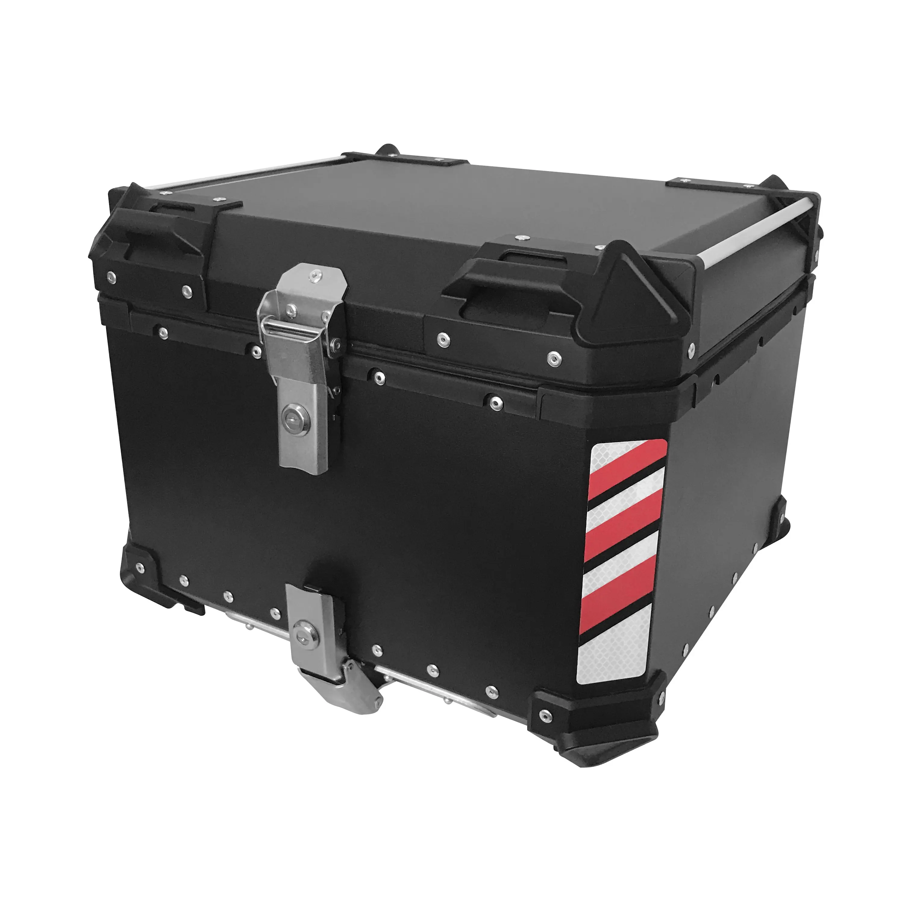 55 litres motorcycle box transalp delivery trunk tail boxes puntas motorcycle aluminium box