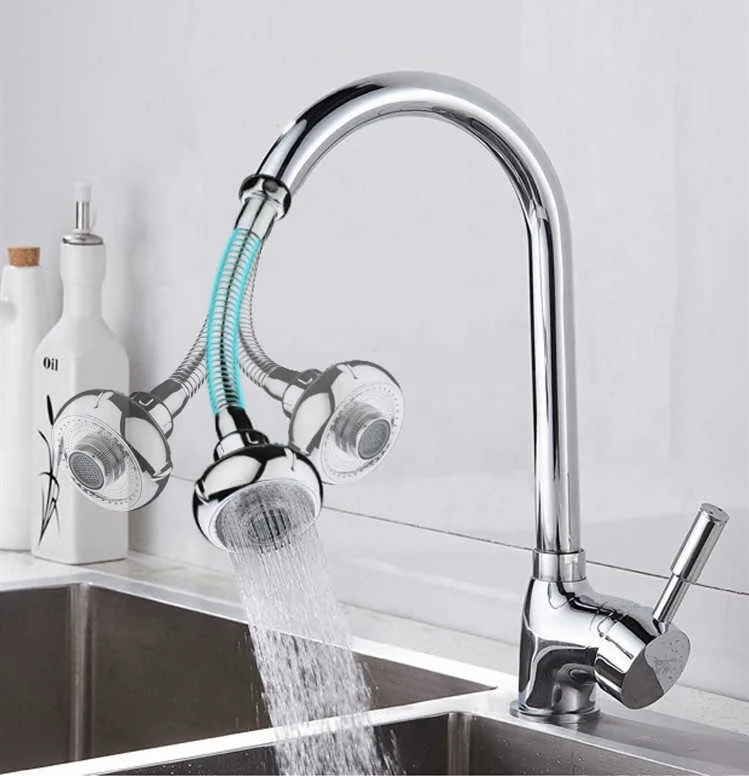 1pcs Rotatable Faucet Bubbler Nozzle Extension for Kitchen Faucet Aerator Shower Head Filter Bubbler Kitchen Accessories