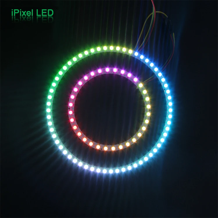 
dc5v LED rgb led Pixel ring light outer diameters 12mm, 32mm, 52mm, 72mm, 92mm, 112mm,132mm, 152mm, 172m 
