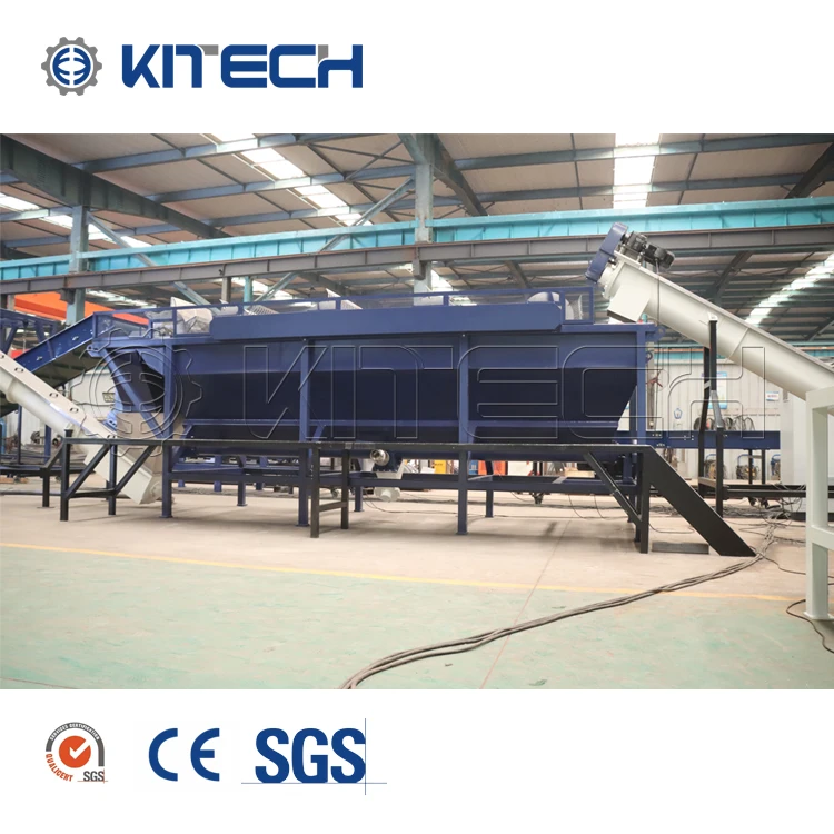 High Quality Rigid Flakes HDPE PP PE Milk Bottles Washing Crushing Line Plastic Washing Recycling Machine